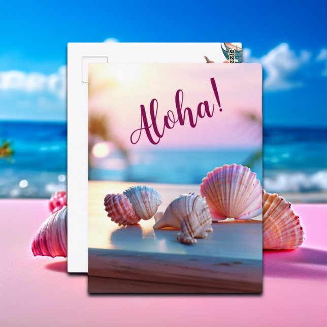 Custom Summer Beach Elegant Postcard (Creator Uploaded)