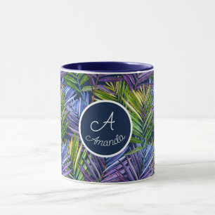 Custom Summer Breeze Tropical Beach Palms Mug