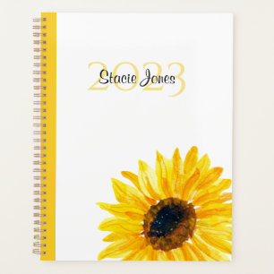 Custom Sunflower Planner