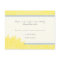 ::custom: Sunflower RSVP Card: Navy & Yellow