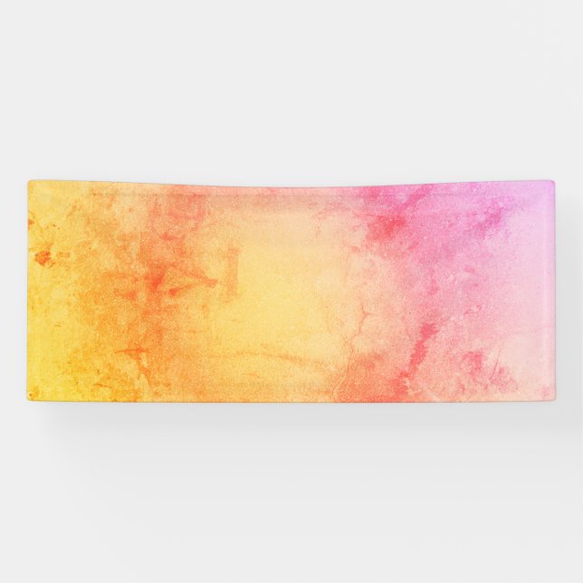 Custom Sunset Gradient Banner - Elegant (Horizontal)