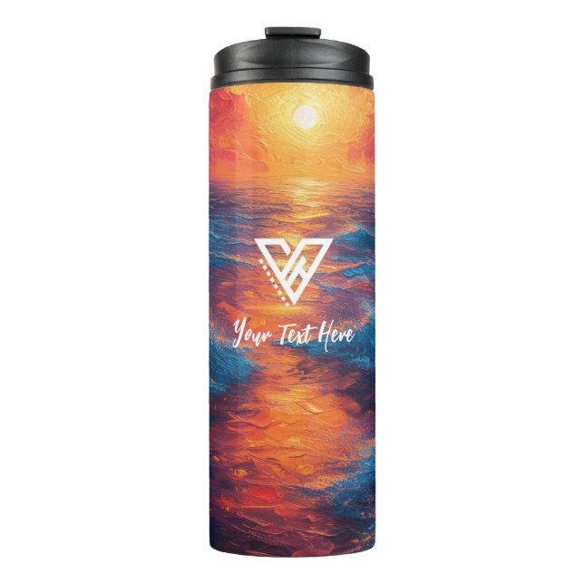 Custom : Sunset Radiance Tumbler (Front)
