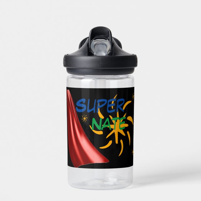 Custom Super Kid water bottle (Front)