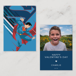 Custom Superman Photo Valentine Card