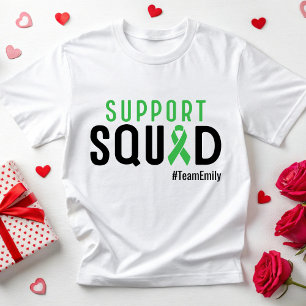 Custom Support Squad Kidney Disease Awareness Team T-Shirt