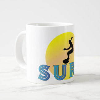 custom surf jumbo large coffee mug
