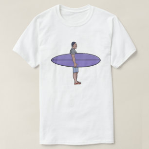 Custom Surfer Beach Lifestyle Graphic T-Shirt