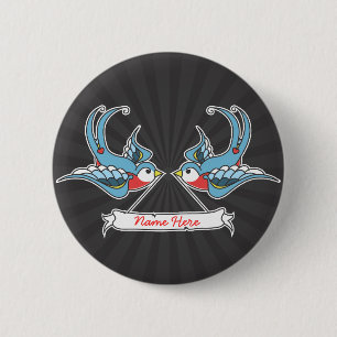 Custom Swallows 2 Inch Round Button