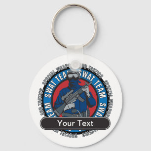 Custom SWAT Team Keychain