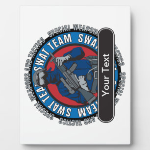 Custom SWAT Team Plaque