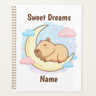 Custom Sweet Dreams Capybara Planner