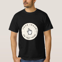 Custom T-shirt - Black Your image or text here - 