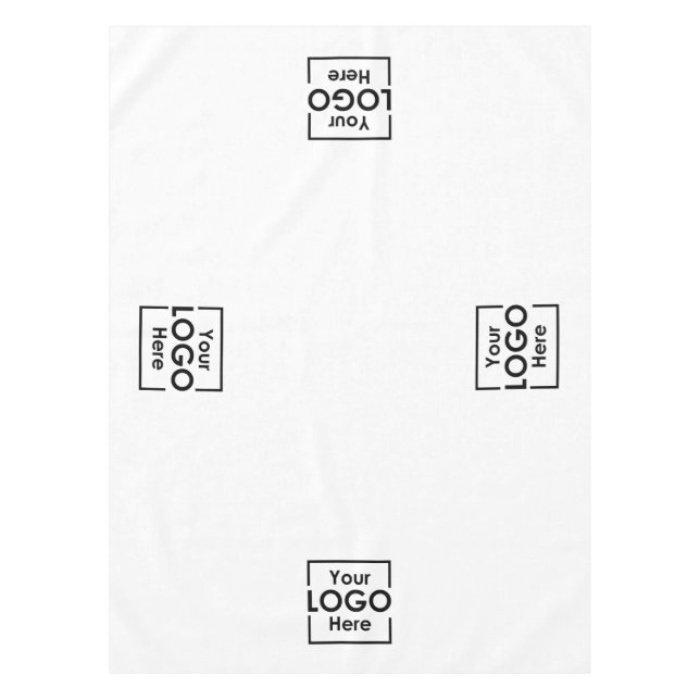 Custom Table Cloth Cover Pop Up Shop Business Logo (Front)