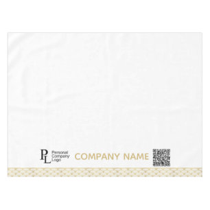 Custom Table Cover Business Logo Art Deco Border Tablecloth