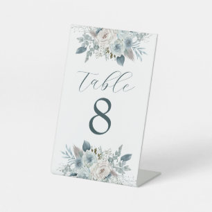 Custom Table Numbers (4"x6") Pedestal Sign