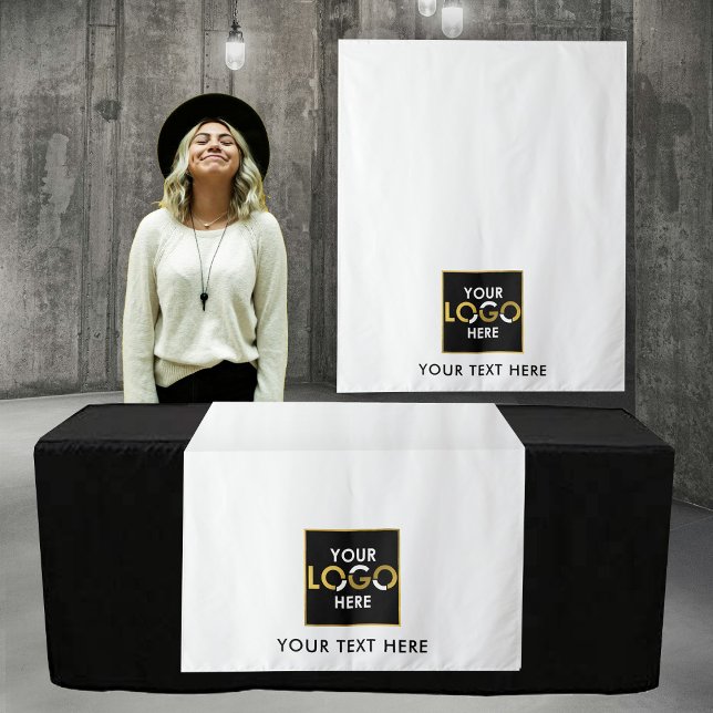 Custom Table Runner Banner Business Logo Events Tapestry (Custom Table Runner Banner Business Logo Events Tapestry)