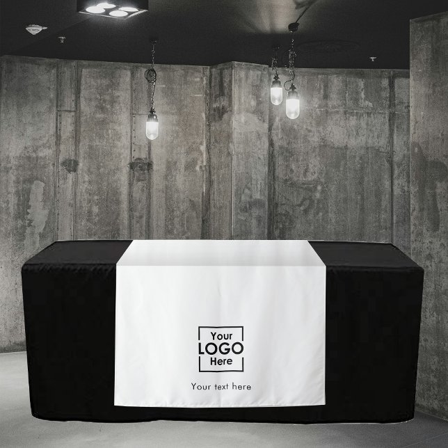 Custom Table Runner Banner Business Logo Text Tapestry (Custom Table Runner Banner Business Logo Text Tapestry)