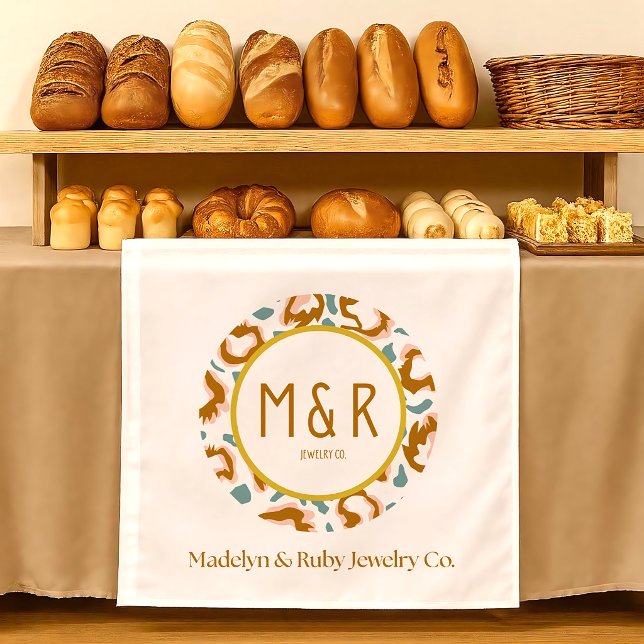 Custom Table Runner with Logo, Personalized Busine (Creator Uploaded)