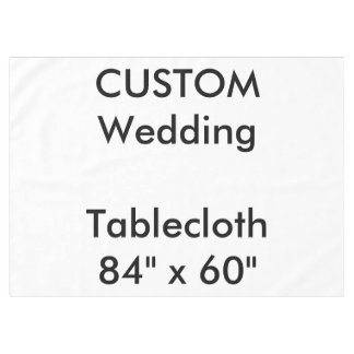Custom Tablecloth 84" x 60"