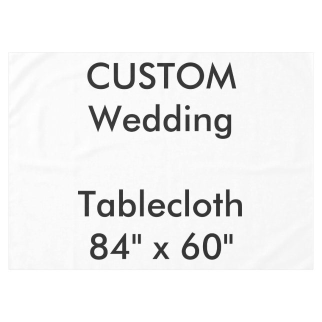 Custom Tablecloth 84" x 60" (Front (Horizontal))