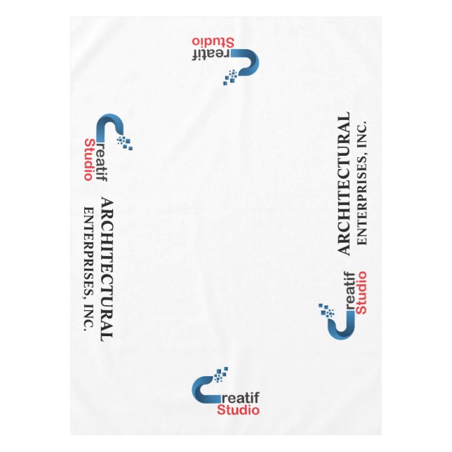 Custom Tablecloth with your Logo and Text (Front)