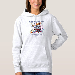 Custom Taekwondo Practitioner Location Date Name Hoodie