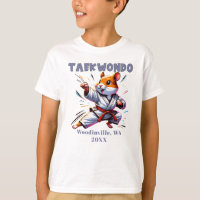 Custom Taekwondo Practitioner Location Date Name