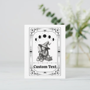 Custom Tarot Astrology Magical Whimsical Fortune Postcard