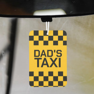 Custom Taxi Personalized Name Air Freshener