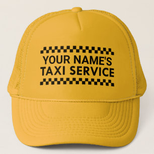 Custom Taxi Service Trucker Hat