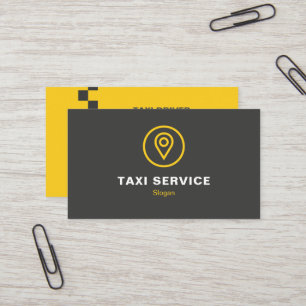 Custom Taxi/Uber business card