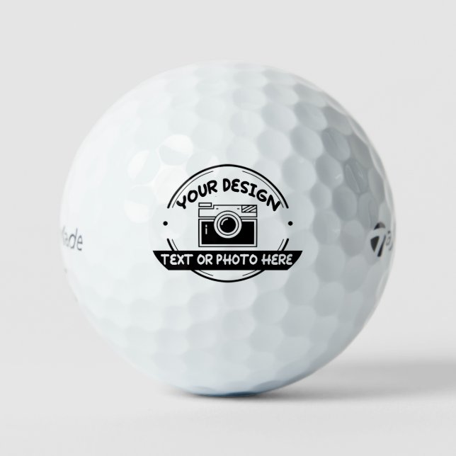 Custom TaylorMade TP5 Golf Balls - USA Made (Front)