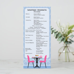 Custom Tea Party Program