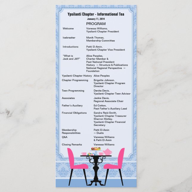 Custom Tea Party Program V2 (Front)