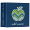 Custom Teacher Apple with Trendy Chevron Pattern