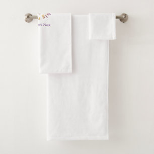 ​Custom Teacher Appreciation Gift - It Takes a Big Bath Towel Set