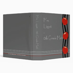 Custom Teacher Binder