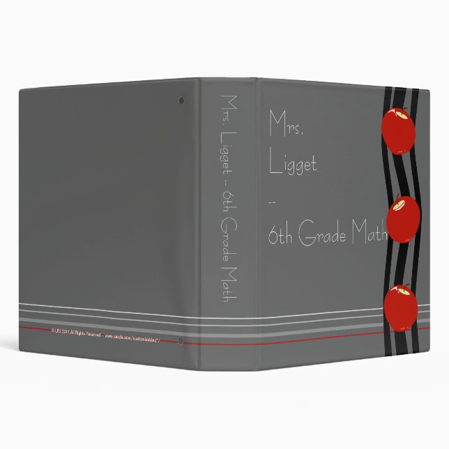 Custom Teacher Binder (Background)
