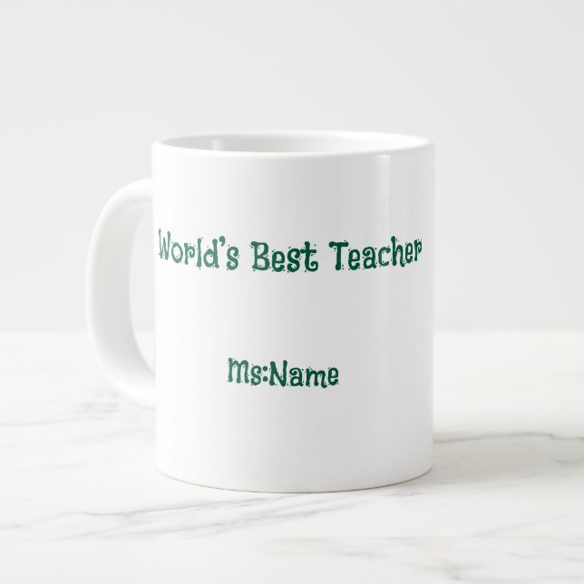 Custom Teacher Gift Mug  (Devant gauche)