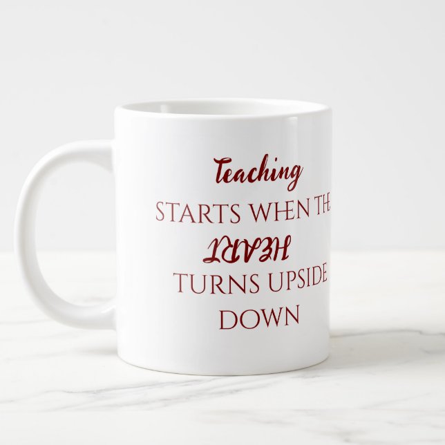 Custom Teacher Gift Mug  (Gauche)