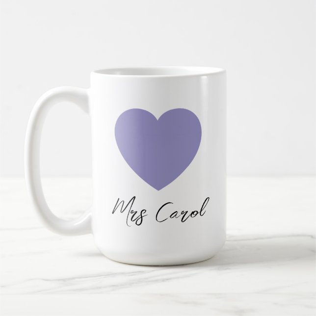 Custom Teacher Mug Personalised Name Teacher Appre (Left)