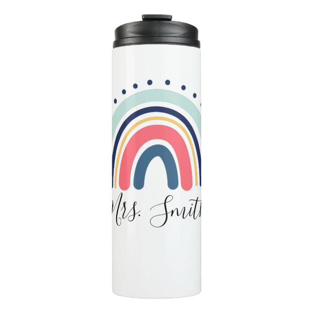 Custom Teacher Mug Travel Mug Tumbler (Front)