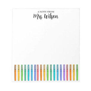 Custom Teacher Notepad