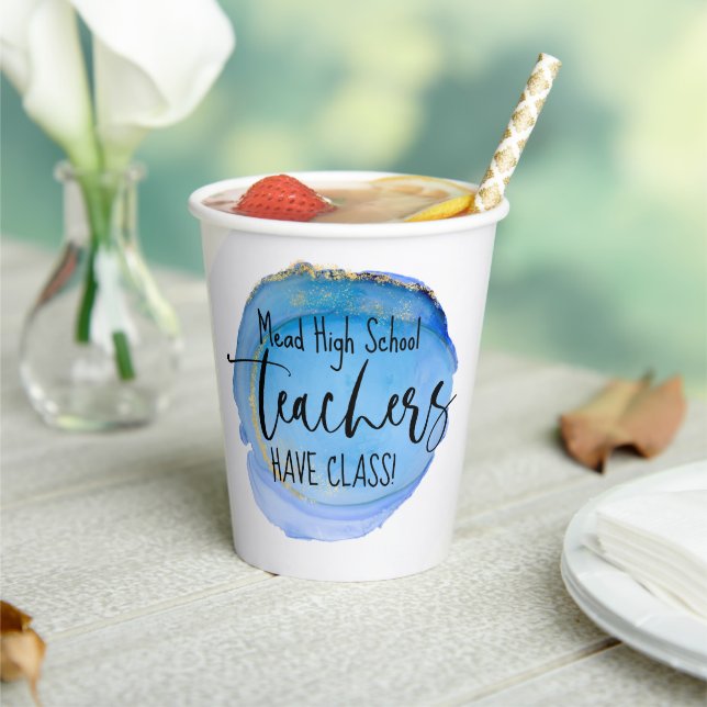 Custom Teacher Party Paper Cup (Insitu)