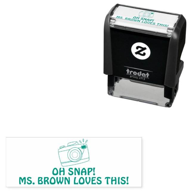 CUSTOM Teacher Self-inking Stamp (In Situ)