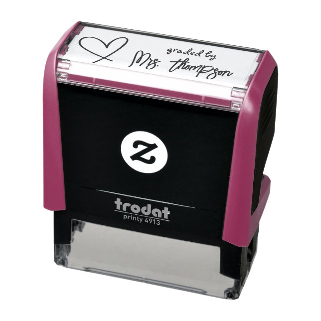 Custom Teacher Self-inking Stamp (Product)