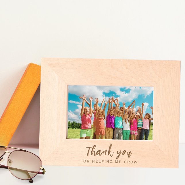Custom teacher thank you gift Engraved Photo Frame (Creator Uploaded)