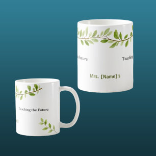 Custom Teaching the Future Preschool Teacher Coffee Mug