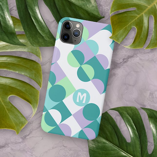 Custom Teal Blue Mint Green Retro Art Pattern (Creator Uploaded)