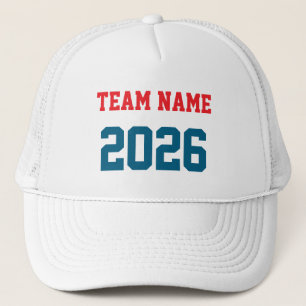 CUSTOM TEAM NAME 2026 PERSONALIZED GIFT TRUCKER HAT